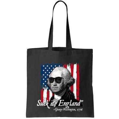 Suck It England Funny George Washington Usa Flag 4th Of July Bag