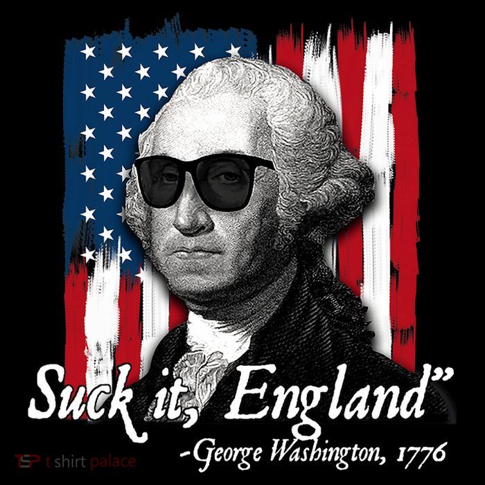 Suck It England Funny George Washington Usa Flag 4th Of July Wool Snapback Cap