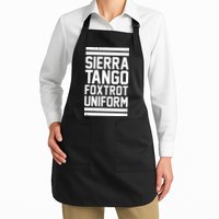 Sierra Tango Foxtrot Uniform STFU Apron
