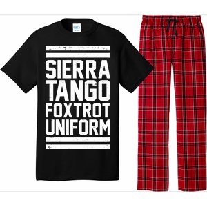 Sierra Tango Foxtrot Uniform STFU Pajama Set