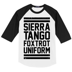 Sierra Tango Foxtrot Uniform STFU Baseball Sleeve Shirt