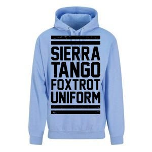 Sierra Tango Foxtrot Uniform STFU Unisex Surf Hoodie