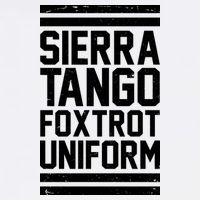 Sierra Tango Foxtrot Uniform STFU Garment-Dyed Sweatshirt
