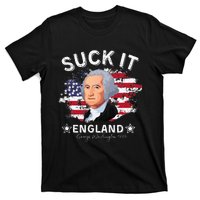 Suck It Funny England 4th of July George Washington T-Shirt