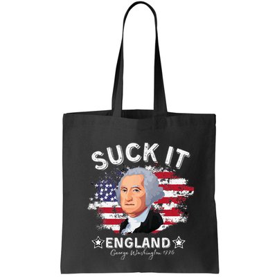 Suck It Funny England 4th of July George Washington Bag