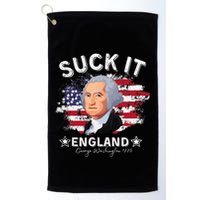 Suck It Funny England 4th of July George Washington Golf Towel
