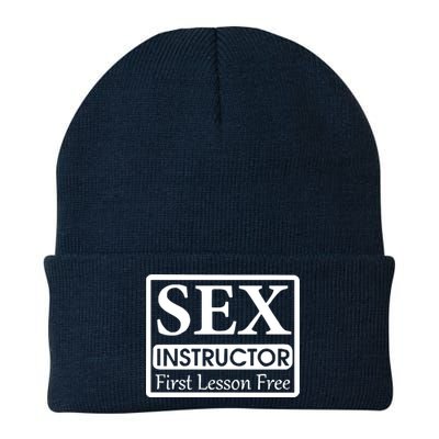 Sex Instructor First Free Lesson Knit Cap Winter Beanie