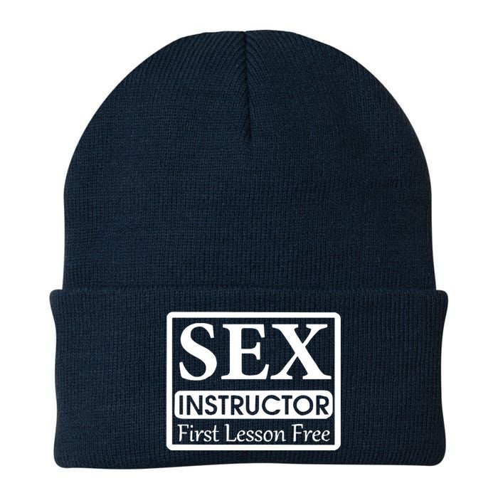 Sex Instructor First Free Lesson Knit Cap Winter Beanie