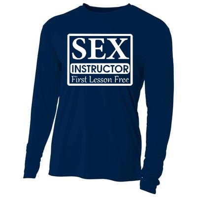 Sex Instructor First Free Lesson Cooling Performance Long Sleeve Crew