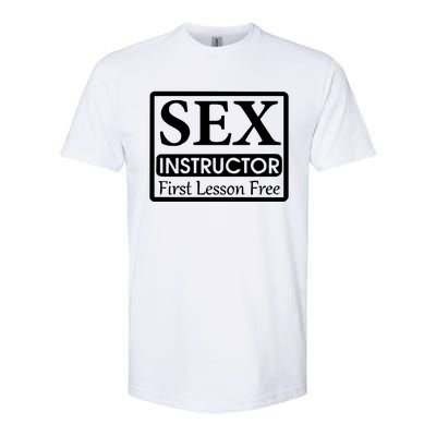 Sex Instructor First Free Lesson Softstyle CVC T-Shirt