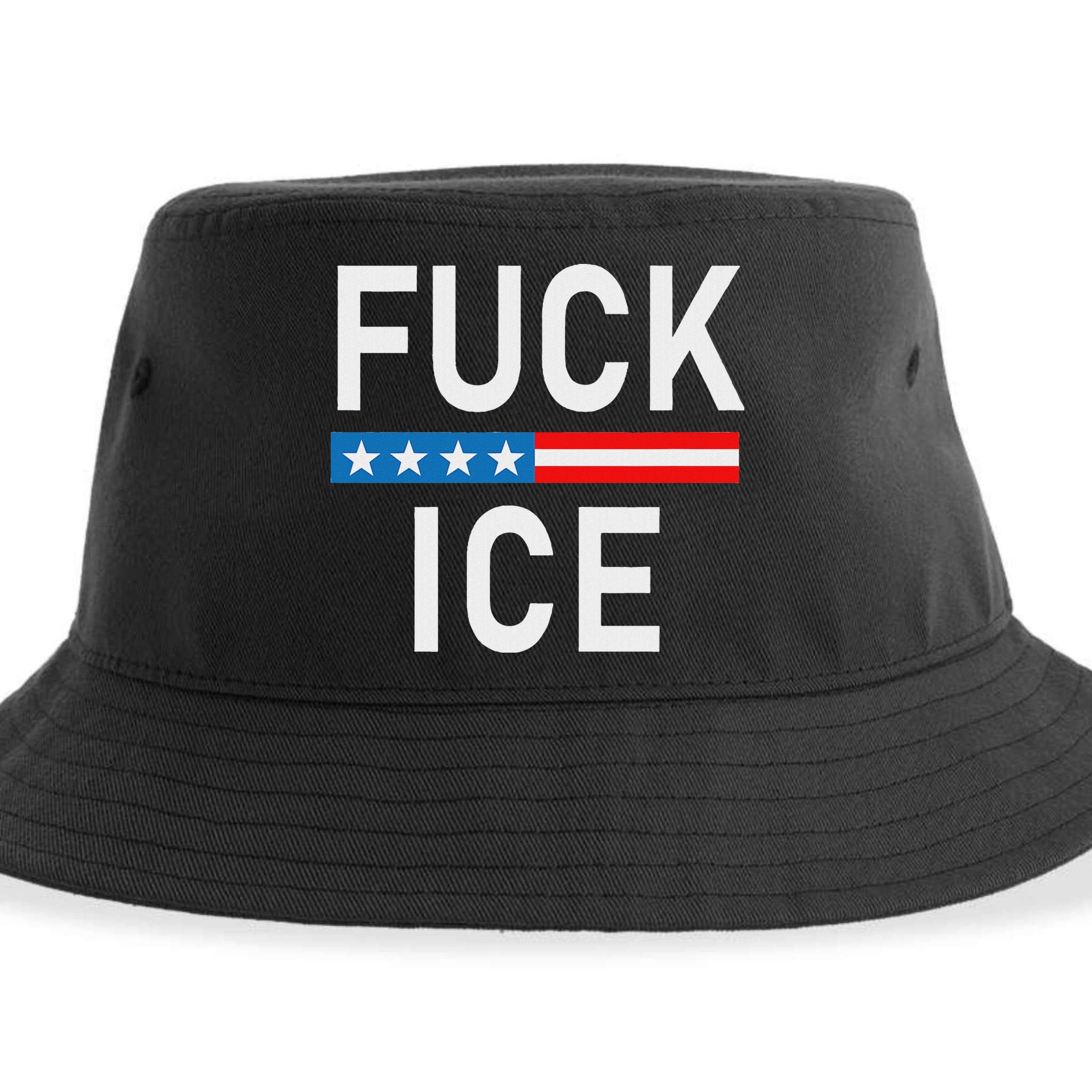Support Immigrants Fuck Ice Sustainable Bucket Hat