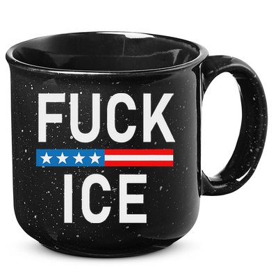 Support Immigrants Fuck Ice 15oz Campfire Ceramic Mug