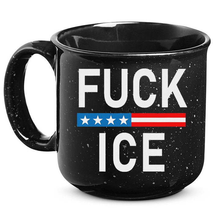 Support Immigrants Fuck Ice 15oz Campfire Ceramic Mug