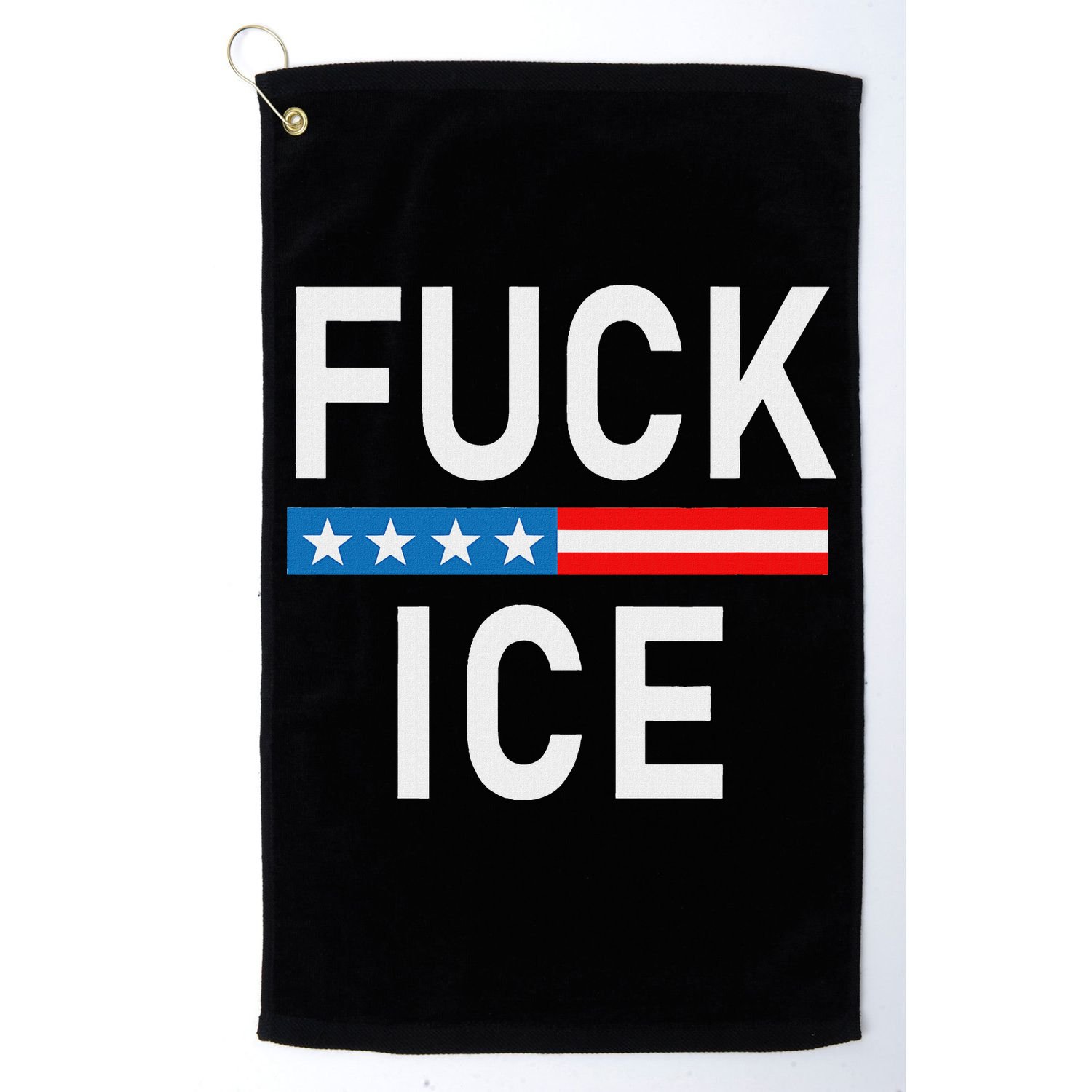 Support Immigrants Fuck Ice Golf Towel