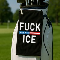 Support Immigrants Fuck Ice Golf Towel