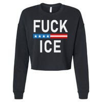 Support Immigrants Fuck Ice Cropped Pullover Crew