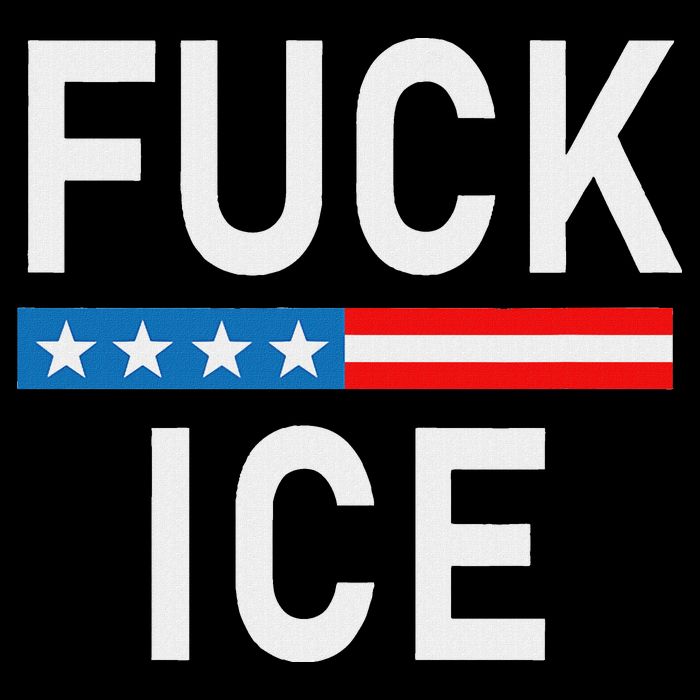 Support Immigrants Fuck Ice Cropped Pullover Crew