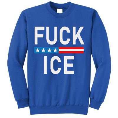 Support Immigrants Fuck Ice Tall Sweatshirt