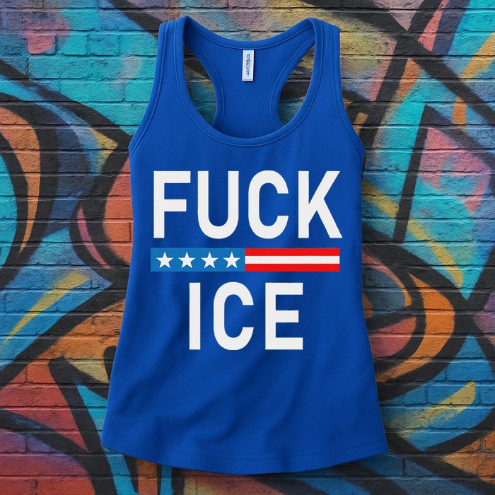 Support Immigrants Fuck Ice Womens Tank Top
