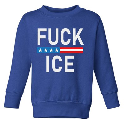 Support Immigrants Fuck Ice Toddler Sweatshirt