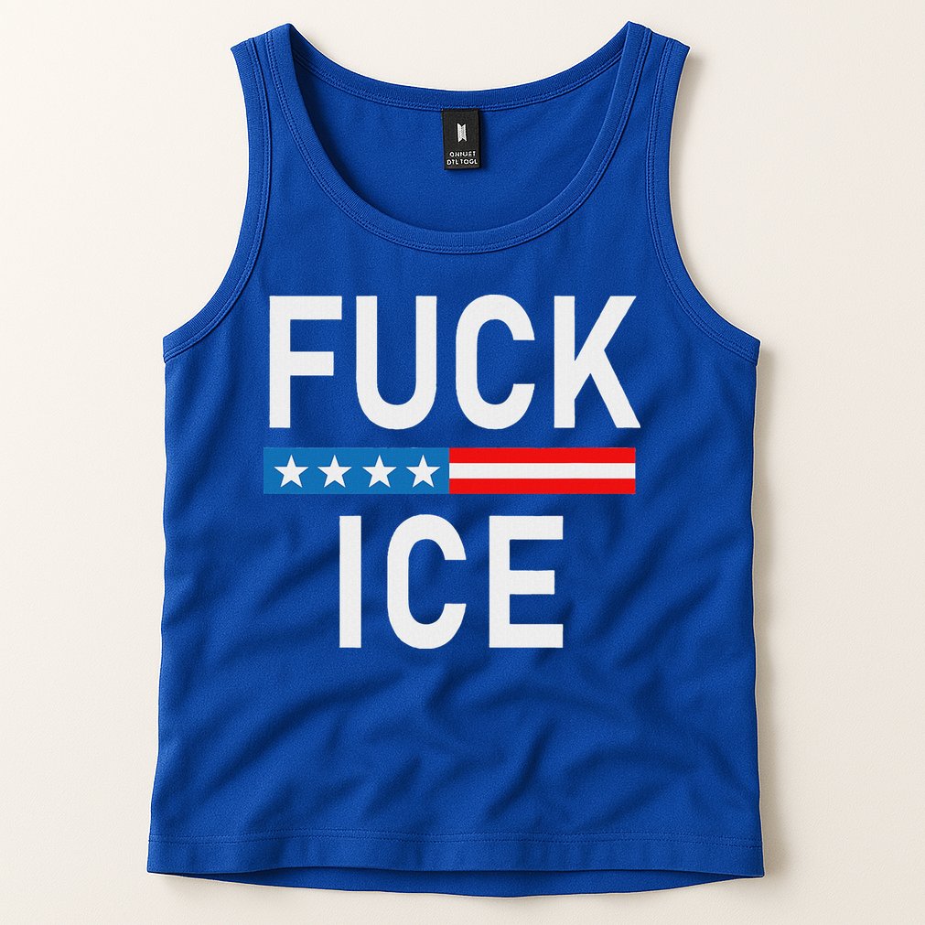 Support Immigrants Fuck Ice Tank Top