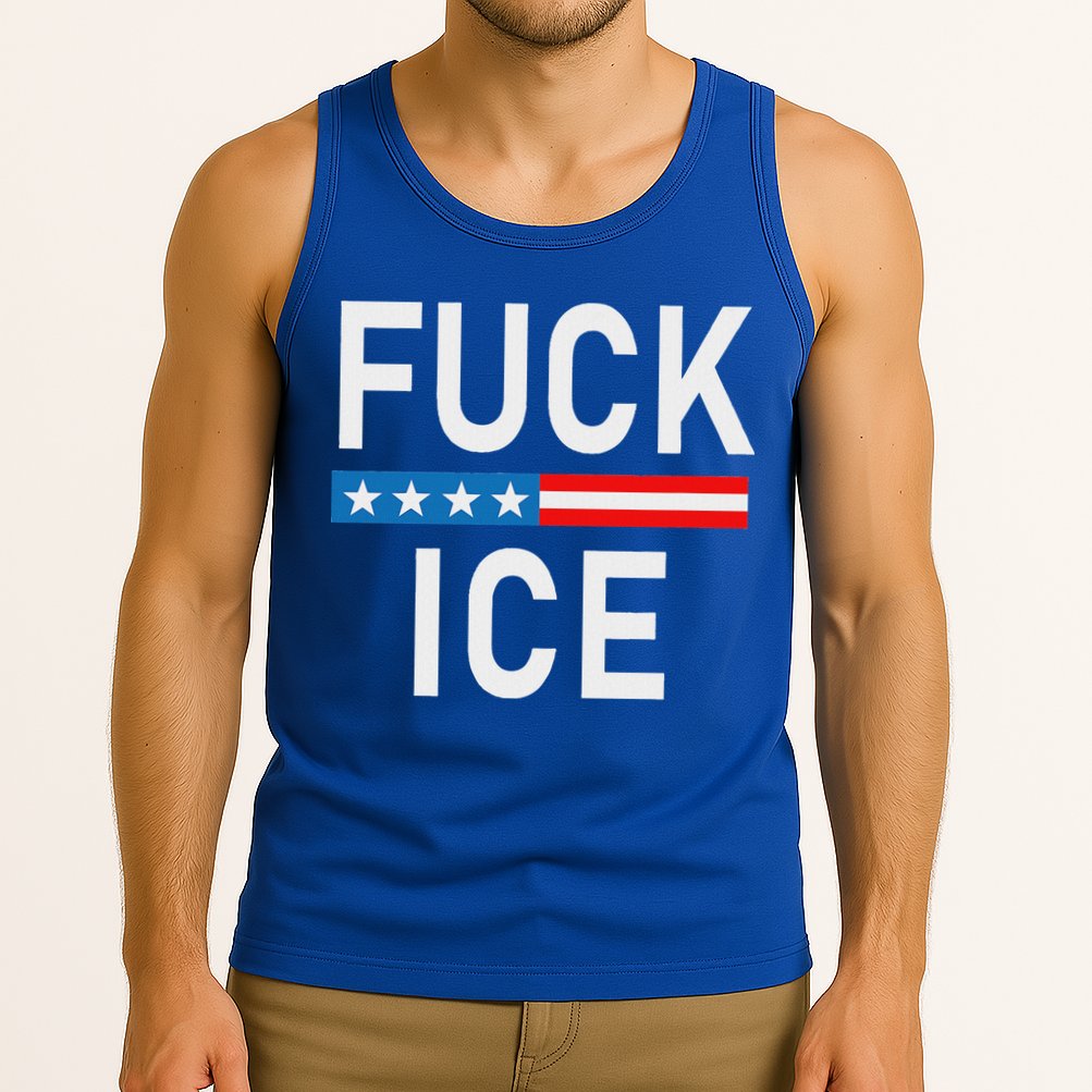 Support Immigrants Fuck Ice Tank Top