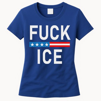 Support Immigrants Fuck Ice Womens T-Shirt