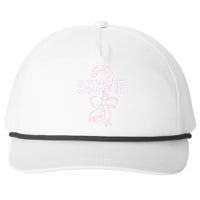 Suck It Funny Christmas Candy Cane Snapback Five-Panel Rope Hat