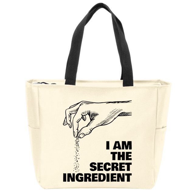 Secret Ingredient Funny Cooking Cook Chef Zip Tote Bag