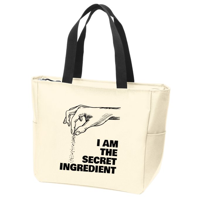 Secret Ingredient Funny Cooking Cook Chef Zip Tote Bag
