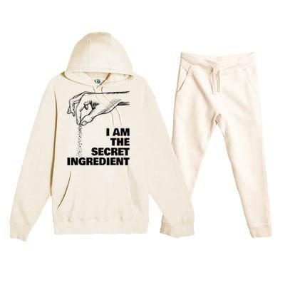 Secret Ingredient Funny Cooking Cook Chef Premium Hooded Sweatsuit Set