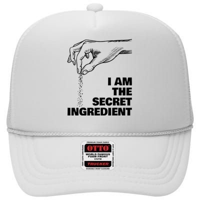 Secret Ingredient Funny Cooking Cook Chef High Crown Mesh Back Trucker Hat