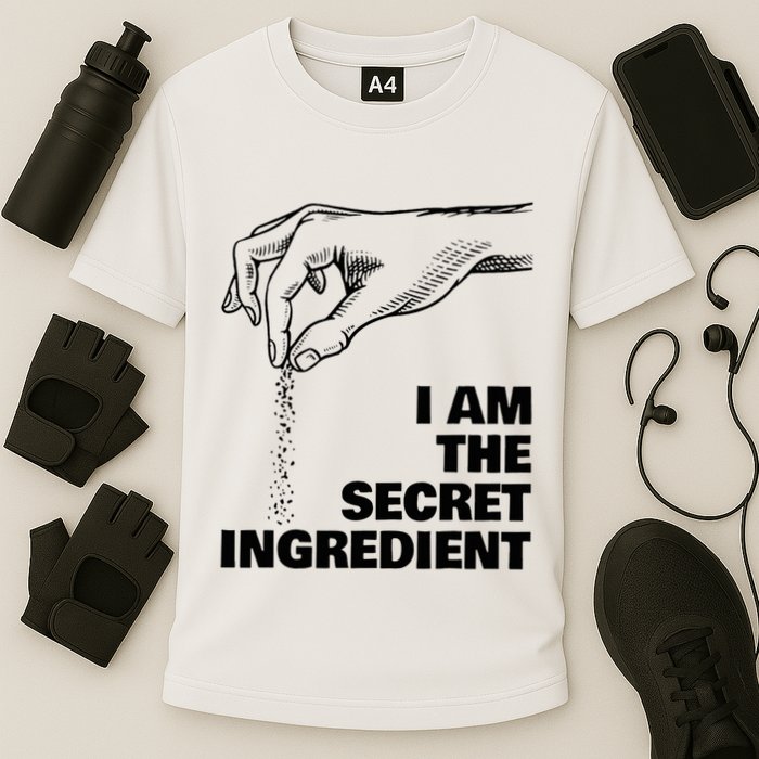 Secret Ingredient Funny Cooking Cook Chef Cooling Performance Crew T-Shirt