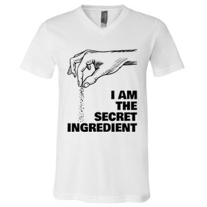 Secret Ingredient Funny Cooking Cook Chef V-Neck T-Shirt