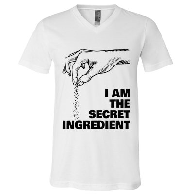 Secret Ingredient Funny Cooking Cook Chef V-Neck T-Shirt