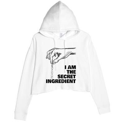 Secret Ingredient Funny Cooking Cook Chef Crop Fleece Hoodie