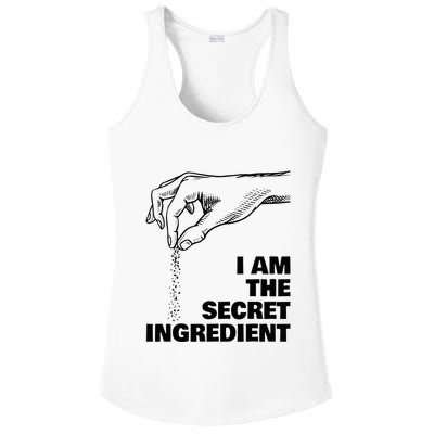 Secret Ingredient Funny Cooking Cook Chef Ladies PosiCharge Competitor Racerback Tank
