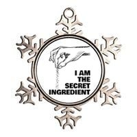 Secret Ingredient Funny Cooking Cook Chef Metallic Star Ornament