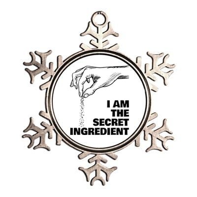 Secret Ingredient Funny Cooking Cook Chef Metallic Star Ornament