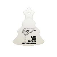 Secret Ingredient Funny Cooking Cook Chef Ceramic Tree Ornament