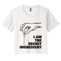 Secret Ingredient Funny Cooking Cook Chef Women's Crop Top Tee
