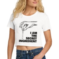 Secret Ingredient Funny Cooking Cook Chef Women's Crop Top Tee