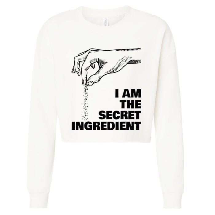 Secret Ingredient Funny Cooking Cook Chef Cropped Pullover Crew