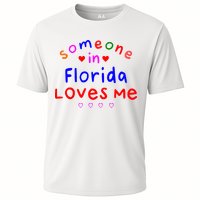 Someone In Florida Loves Me Cooling Performance Crew T-Shirt