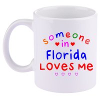 Someone In Florida Loves Me 11oz C Handle Ceramic Mug
