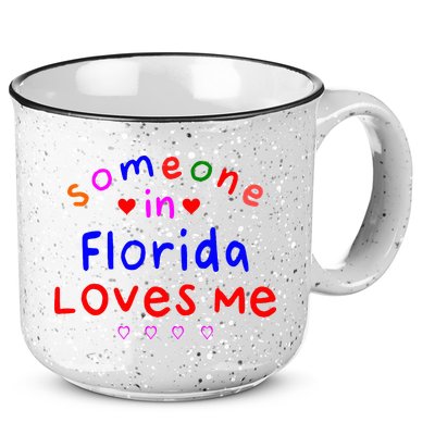 Someone In Florida Loves Me 15oz Campfire Ceramic Mug