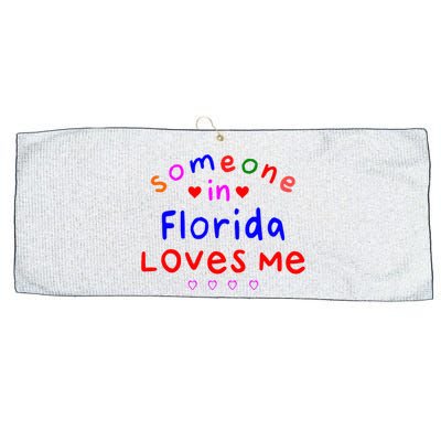 Someone In Florida Loves Me Large Microfiber Waffle Golf Towel