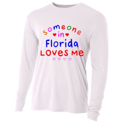 Someone In Florida Loves Me Cooling Performance Long Sleeve Crew