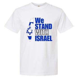 Support Israel Flag Design Garment-Dyed Heavyweight T-Shirt