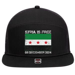 Syria Is Finally Free Celebrate The Freedom March Syria Free 7 Panel Mesh Trucker Snapback Hat